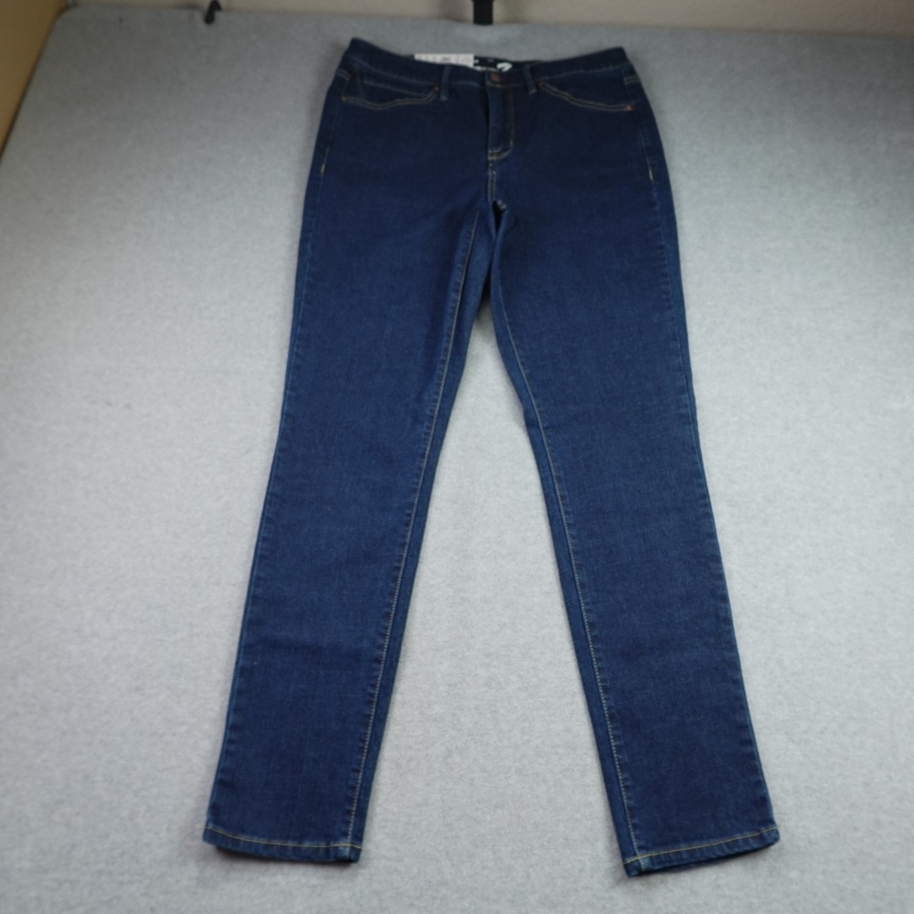 Seven7 Jean Womens 8 Argon Dark Indigo Skinny High Rise‎ Stretch Denim